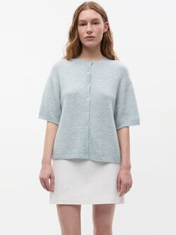 ENVII Enada SS Cardigan Illusion Blue Melange