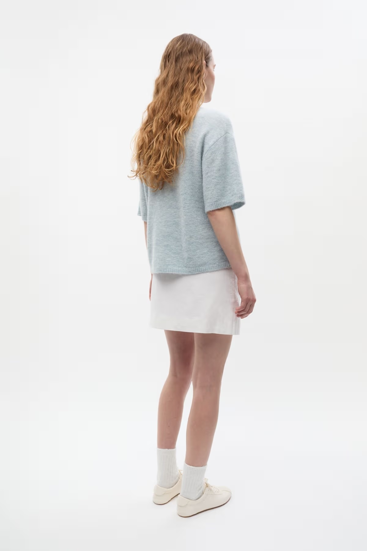 ENVII Enada SS Cardigan Illusion Blue Melange