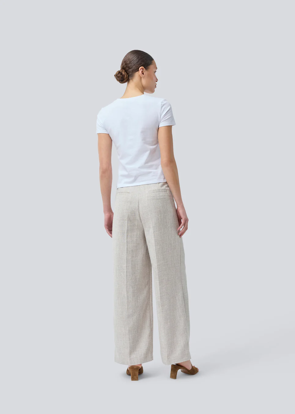 MODSTROM KieraMD Pants Beige Melange