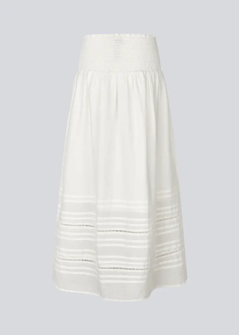 MODSTROM Nillamd Long Skirt Soft White
