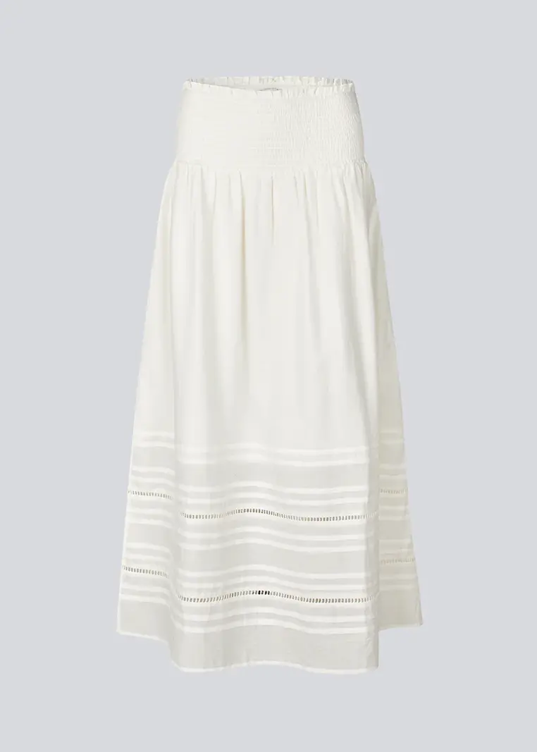 MODSTROM Nillamd Long Skirt Soft White