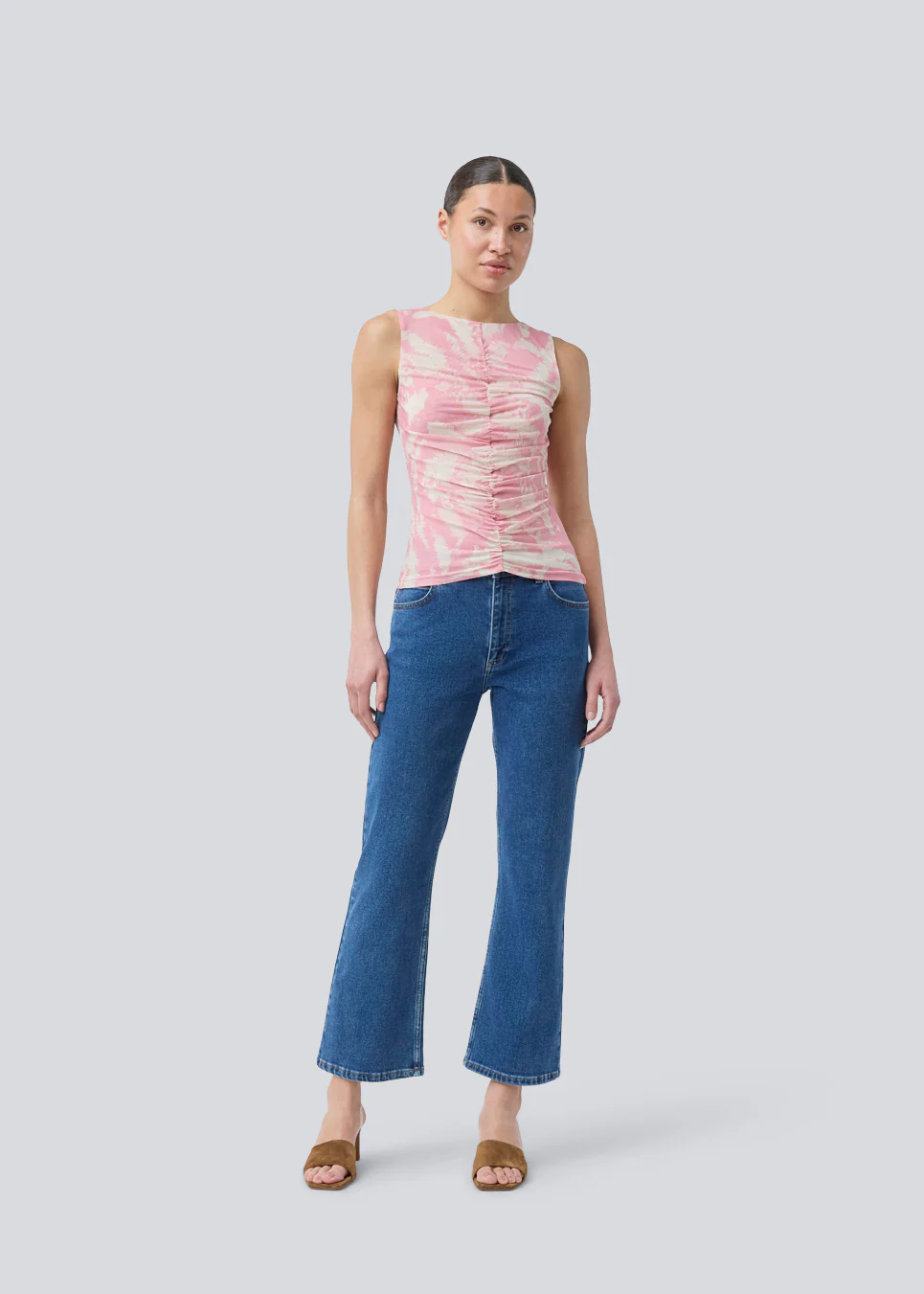 MODSTROM NimraMD Print Top Graphic Zebra Pink