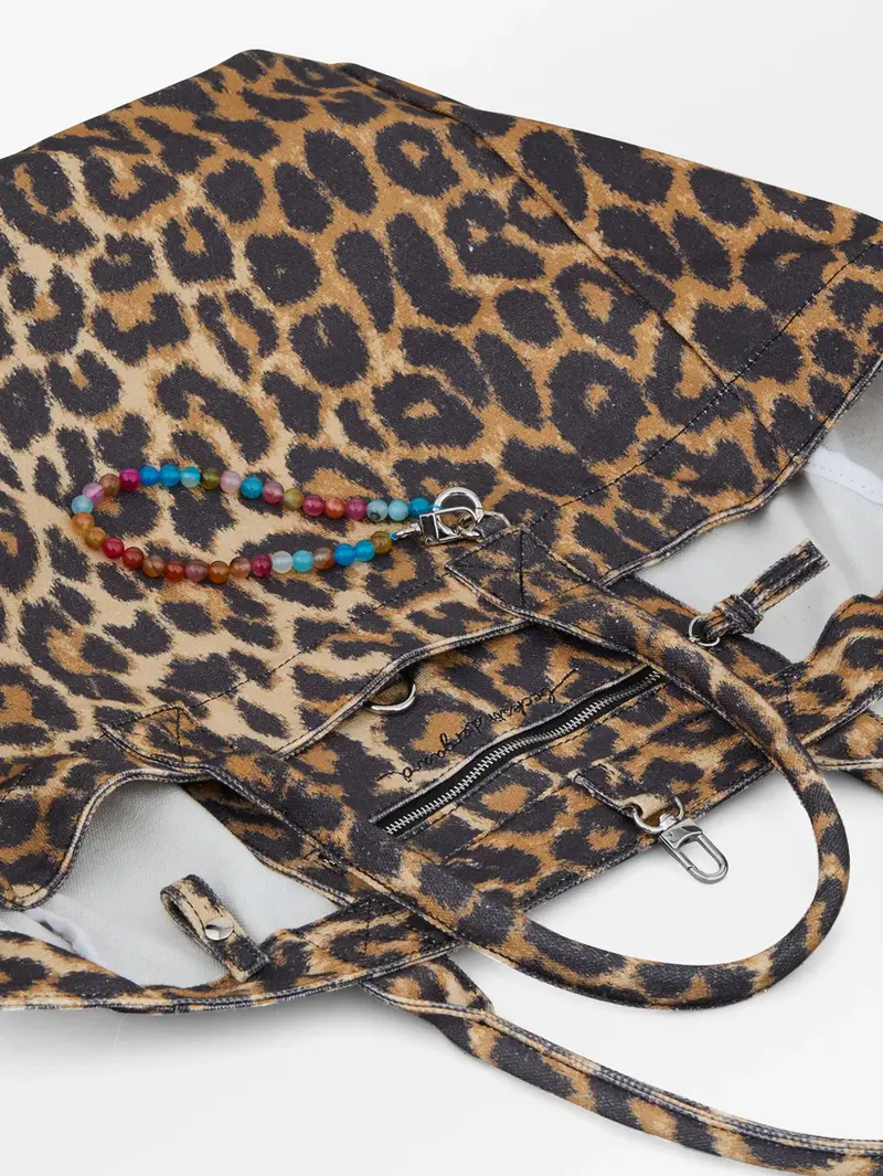 BECK SONDERGAARD Leopa Canvas Camilla Bag