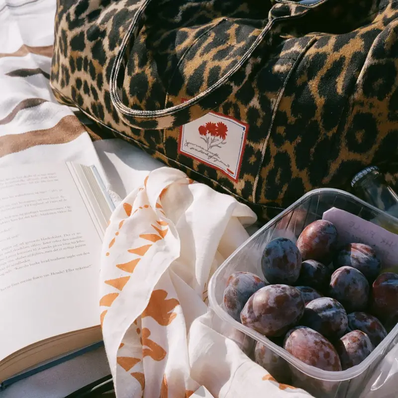 BECK SONDERGAARD Leopa Canvas Camilla Bag