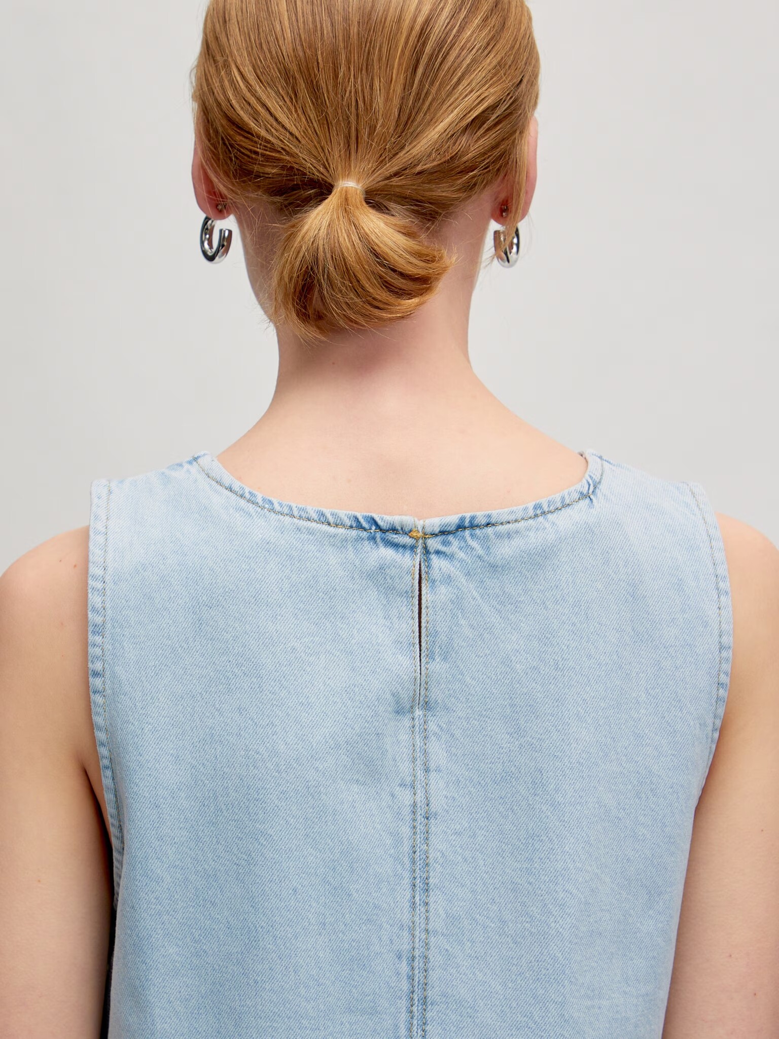 EDITED Raina Denim Top Light Jeans