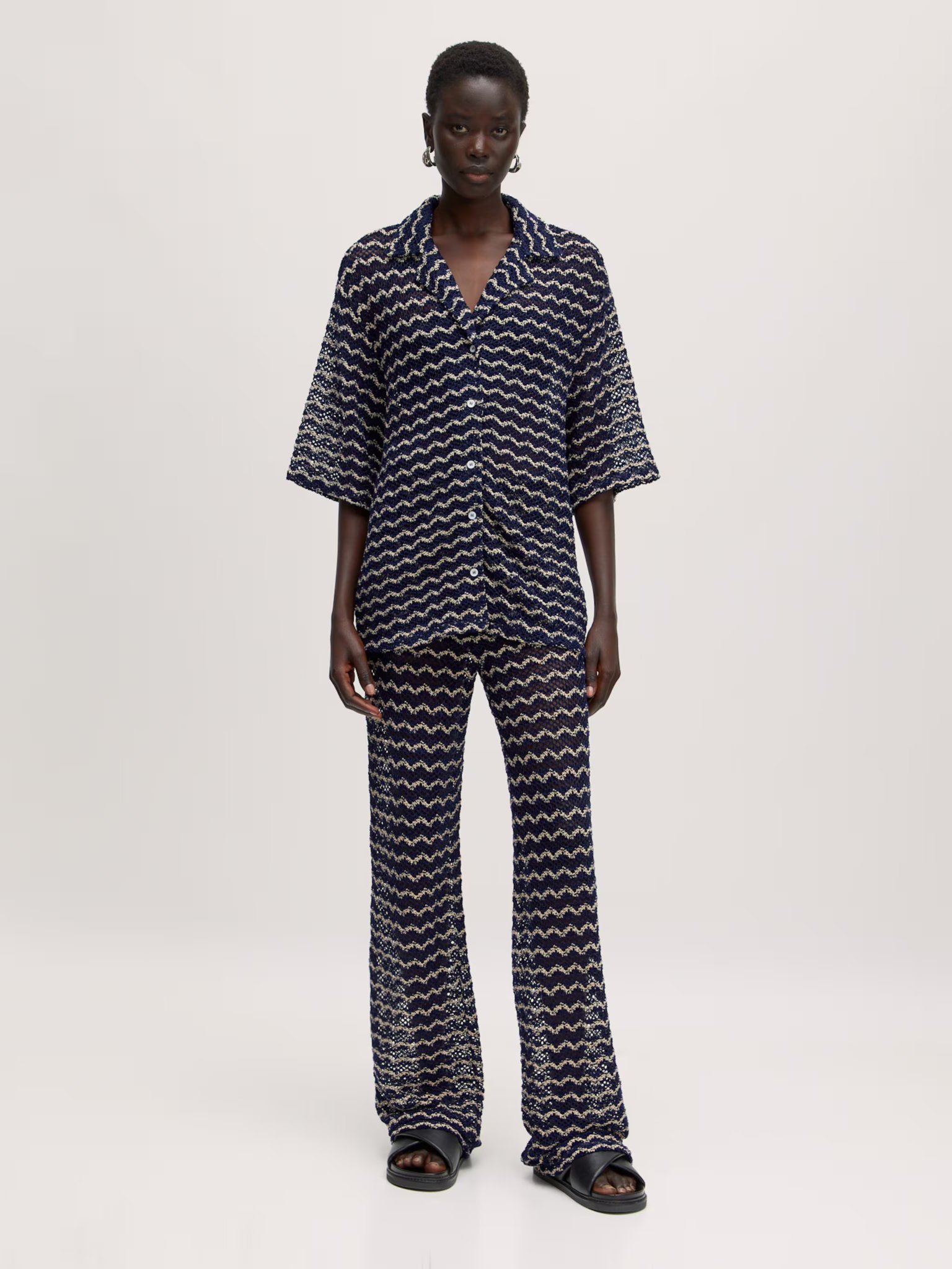 EDITED Finn Trousers Navy Blue