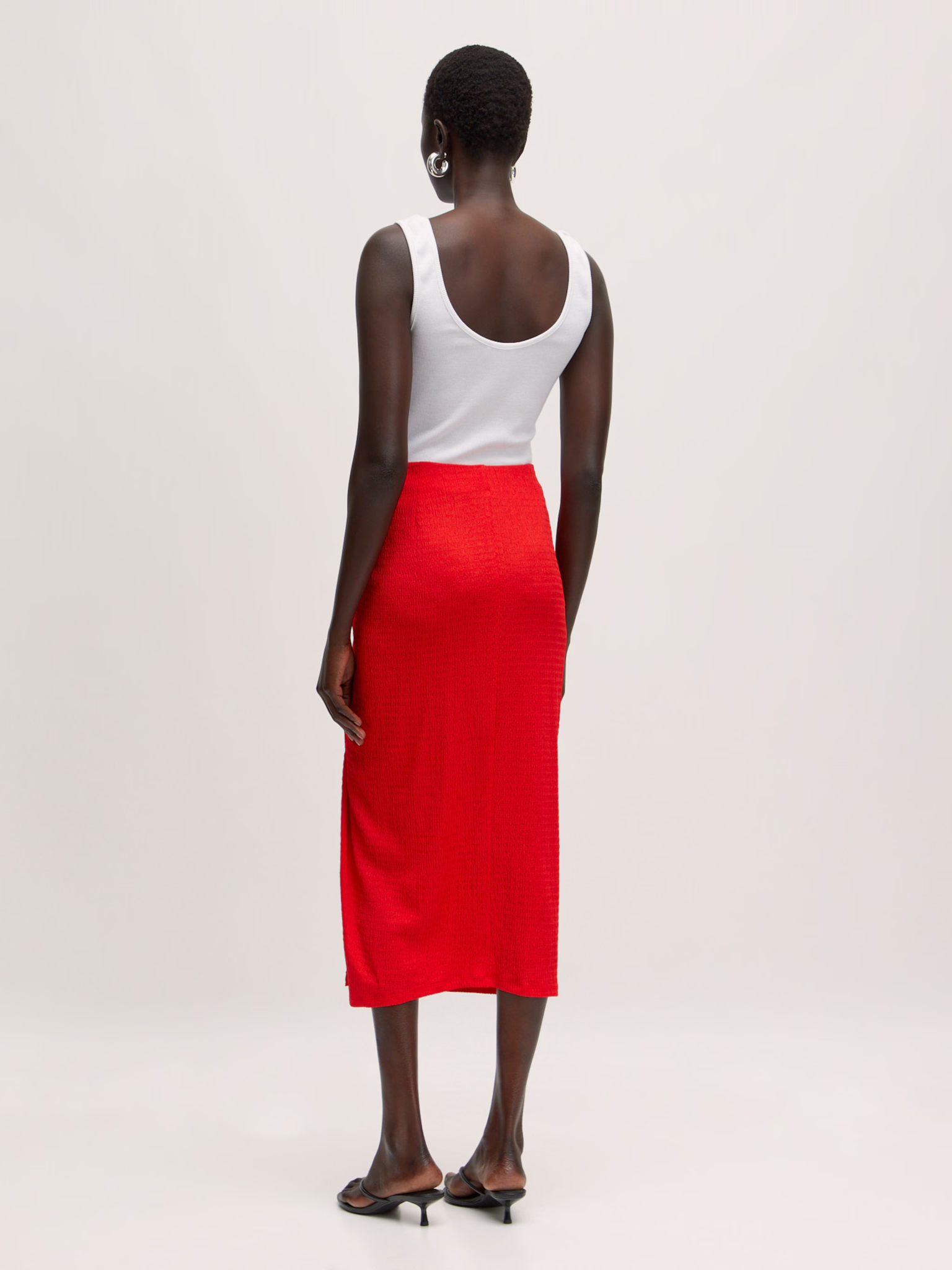 EDITED Yola Skirt High Risk Red