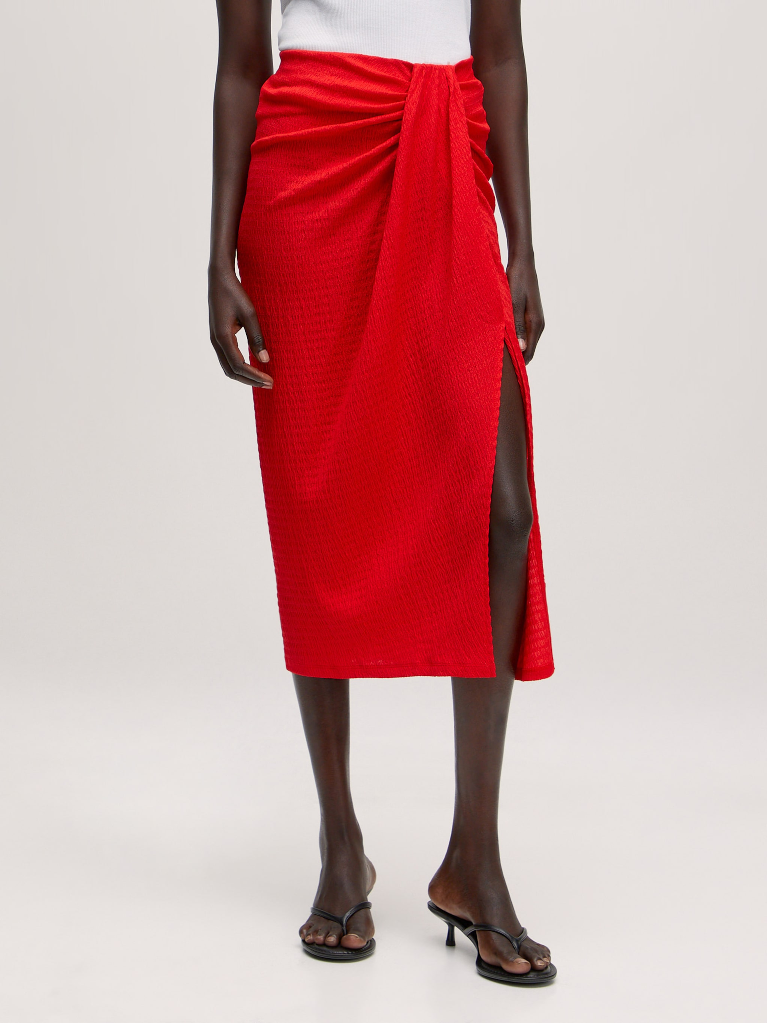 EDITED Yola Skirt High Risk Red