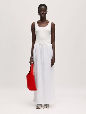EDITED Shosha Skirt Optic White