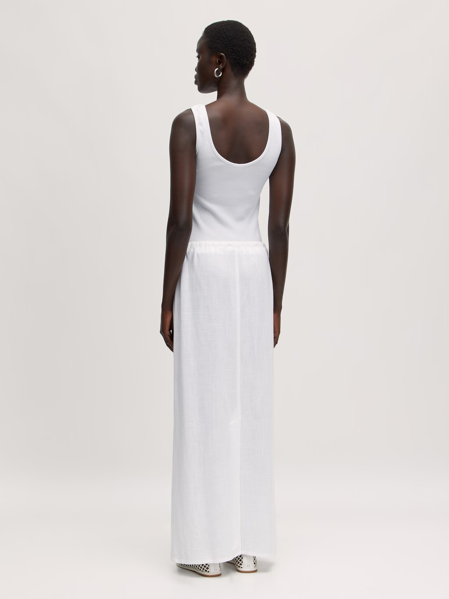 EDITED Shosha Skirt Optic White