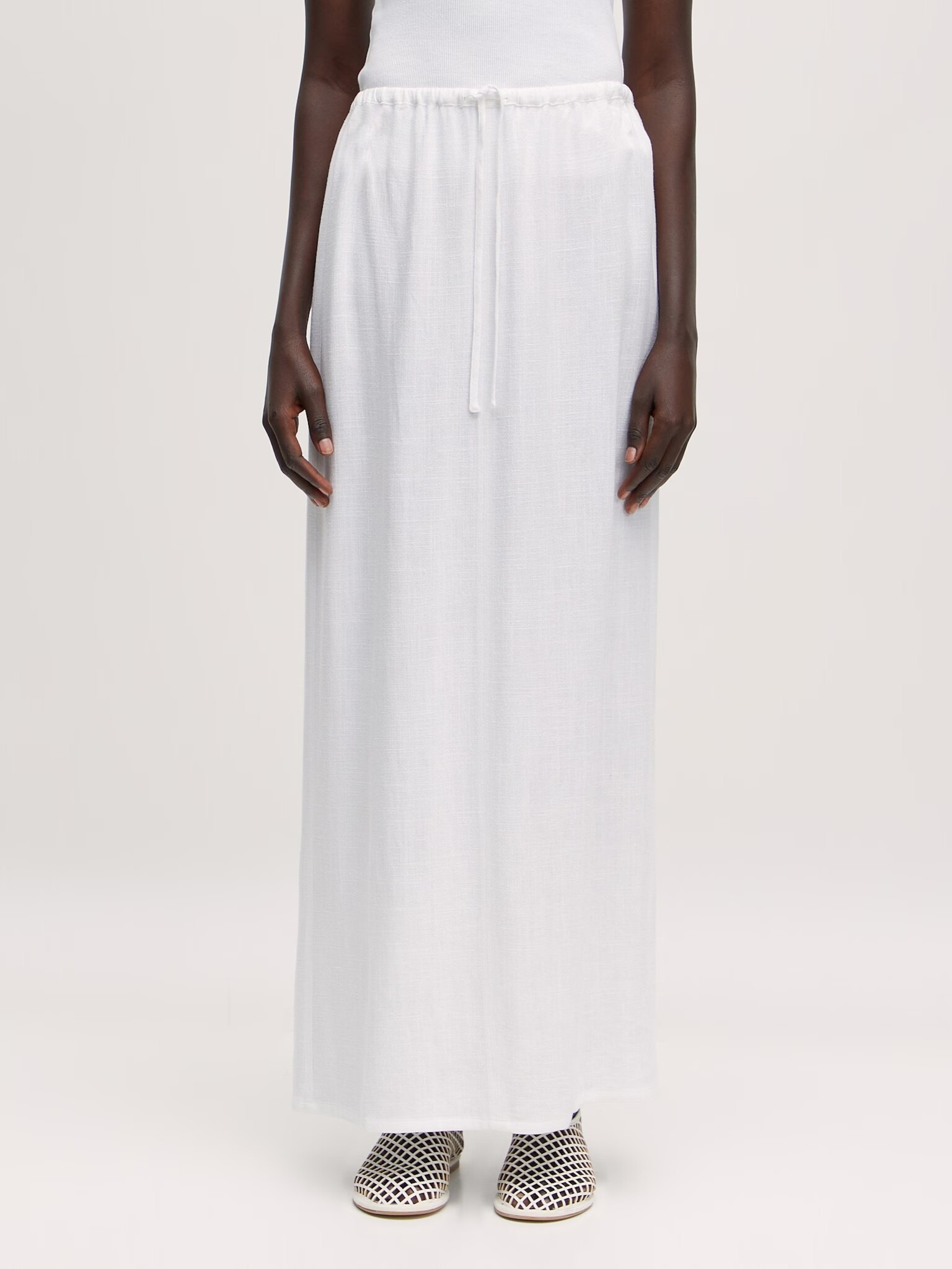 EDITED Shosha Skirt Optic White