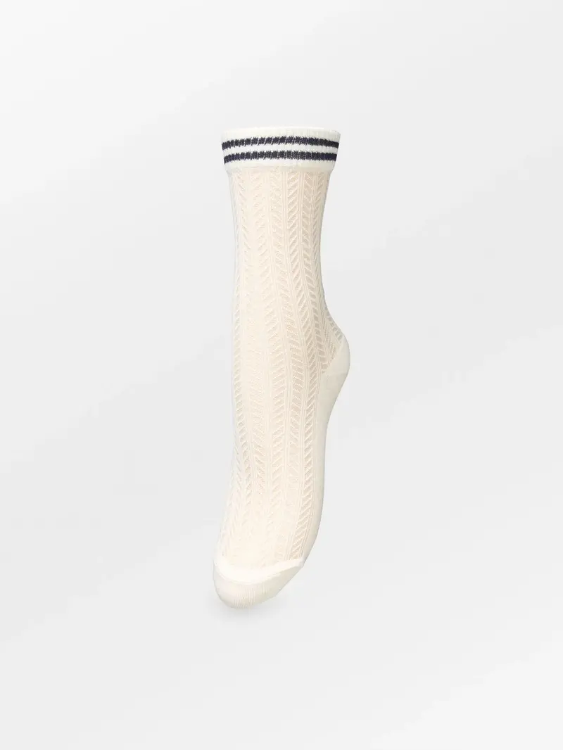 BECK SONDERGAARD Zilla Sporty Cotta Sock White Blue