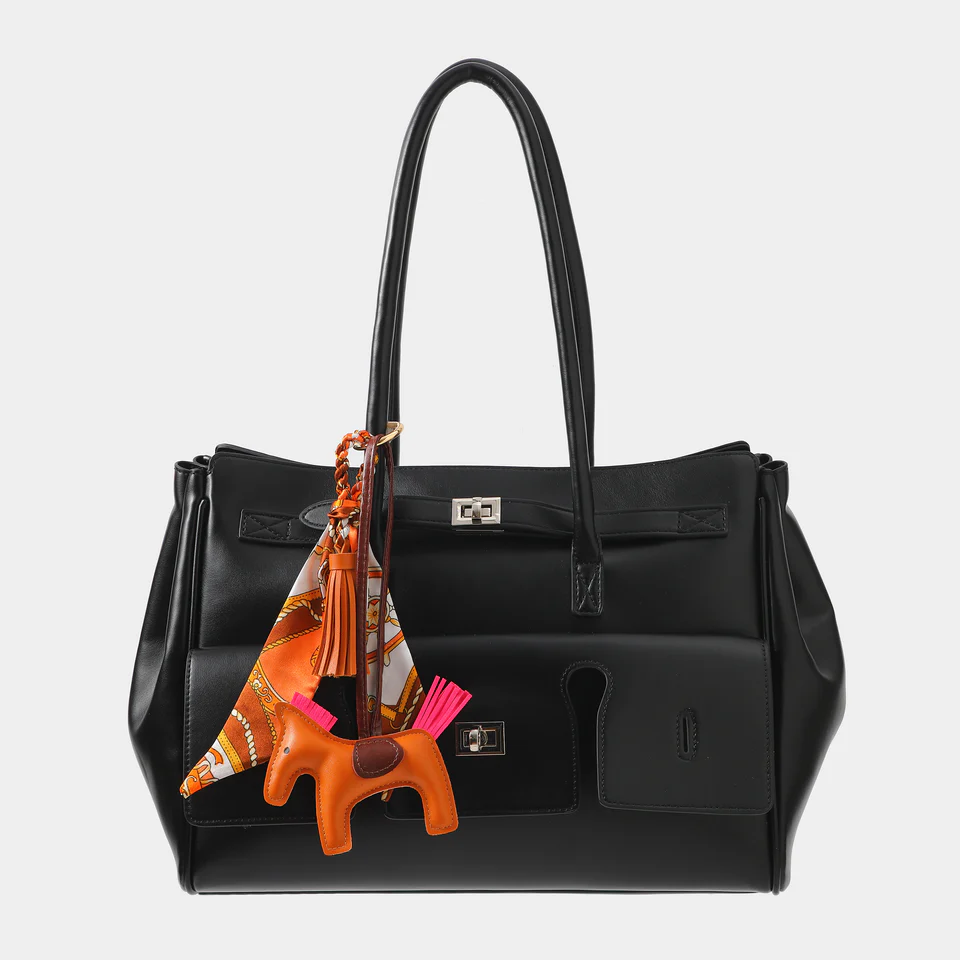 STICKY BESTIE Horse Pink Hair Bag Chain