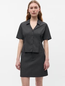 ENVII Enalessia SS Shirt Dark Grey Mel