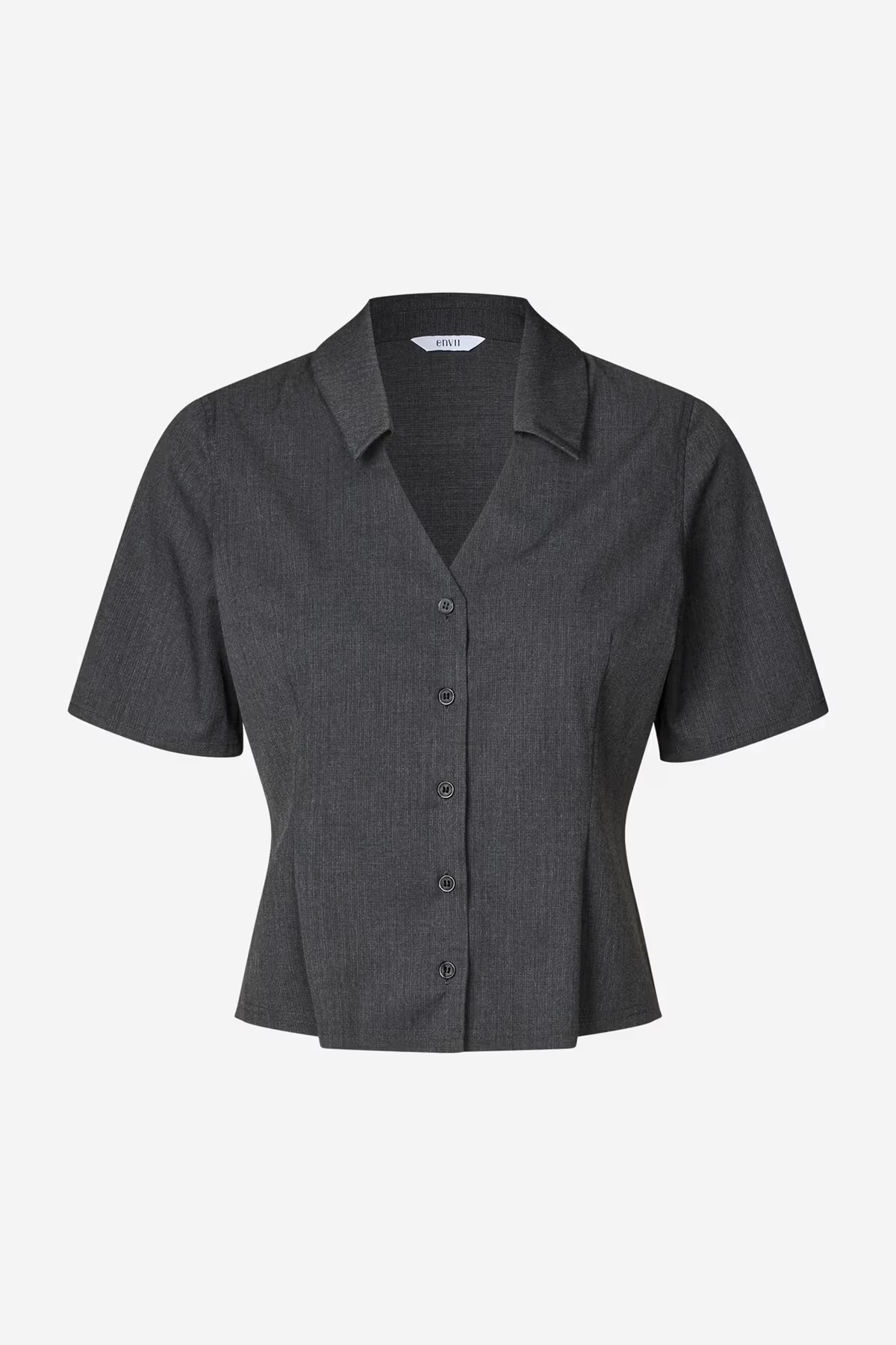 ENVII Enalessia SS Shirt Dark Grey Mel