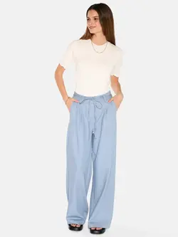 MOVES Andriana dressed pants - Blue Bell