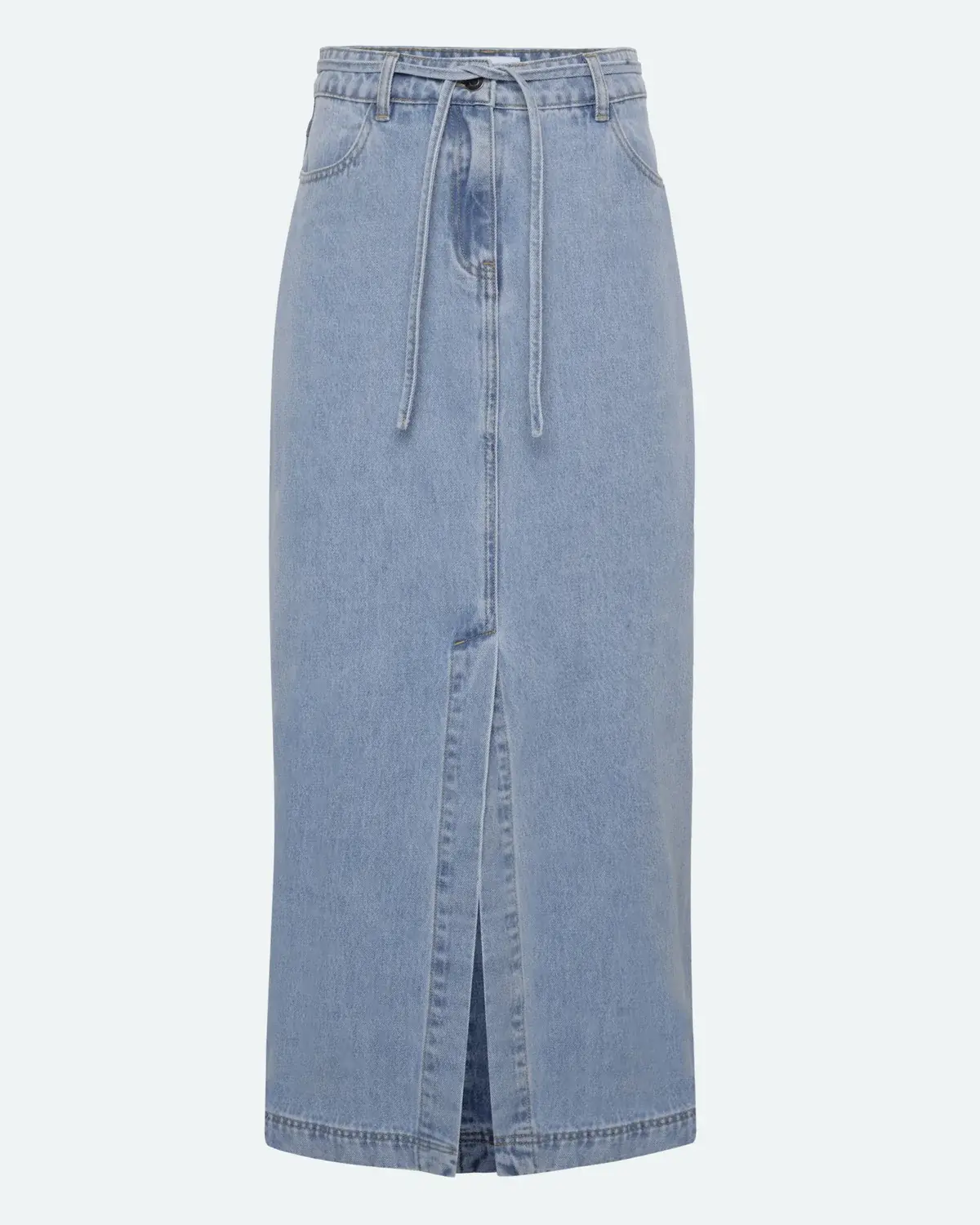 MOVES Maisie denim maxi skirt - Light Blue