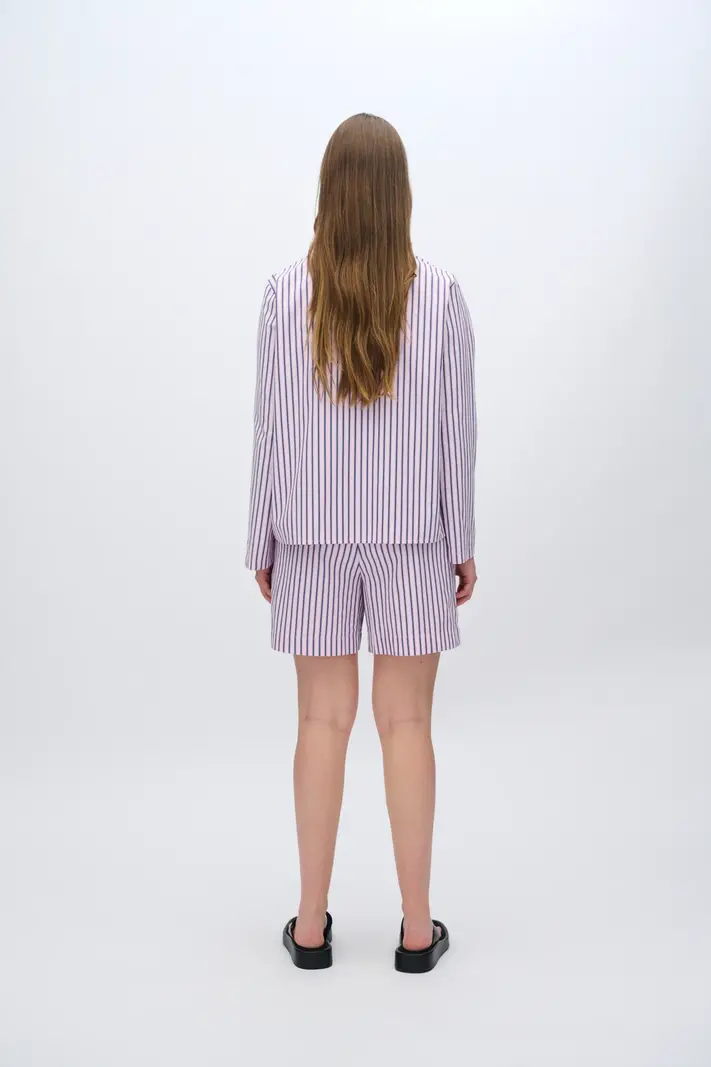 MOVES Rosalina striped long sleeved shirt - Rose Elegance