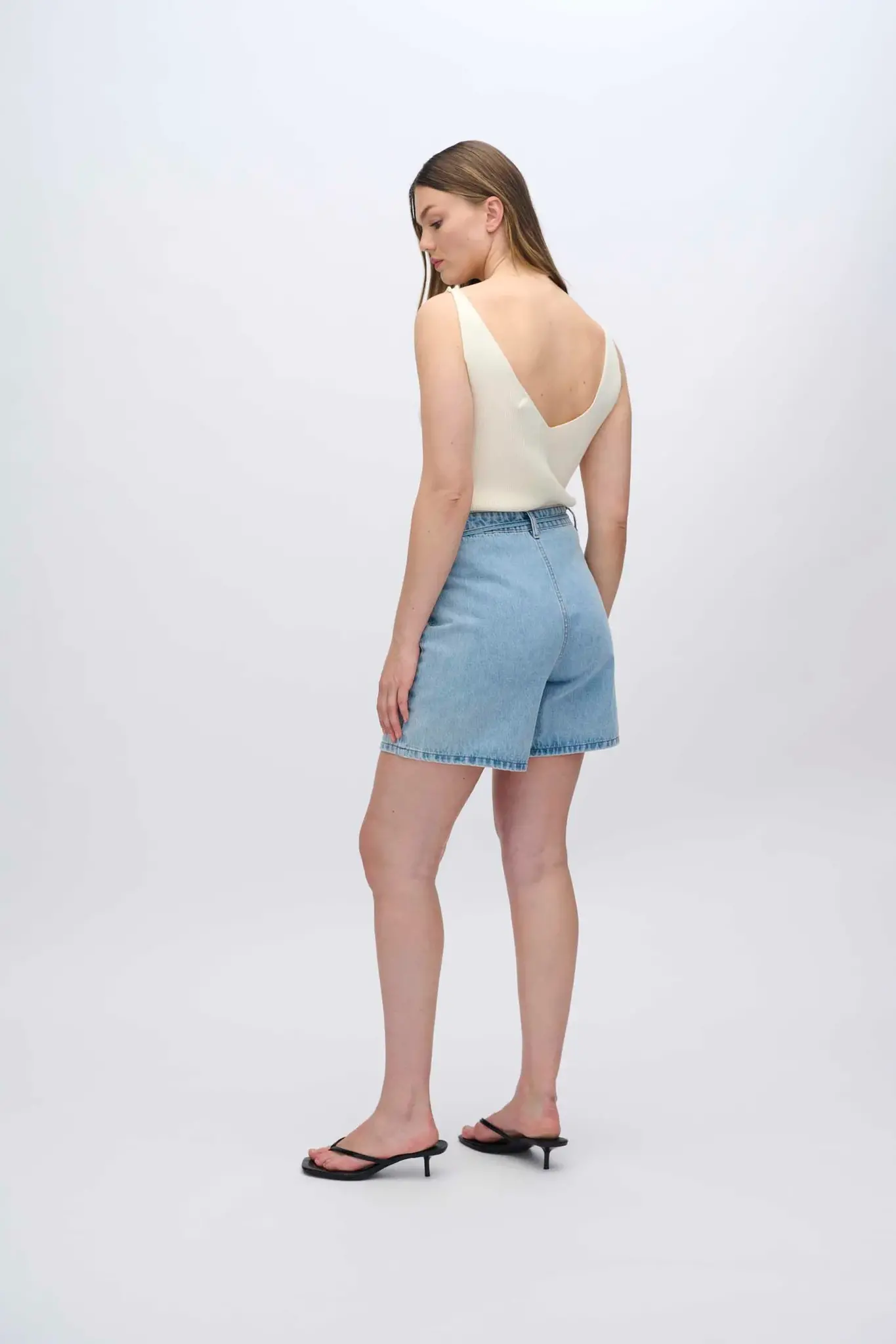 MOVES Madeline knit top - White