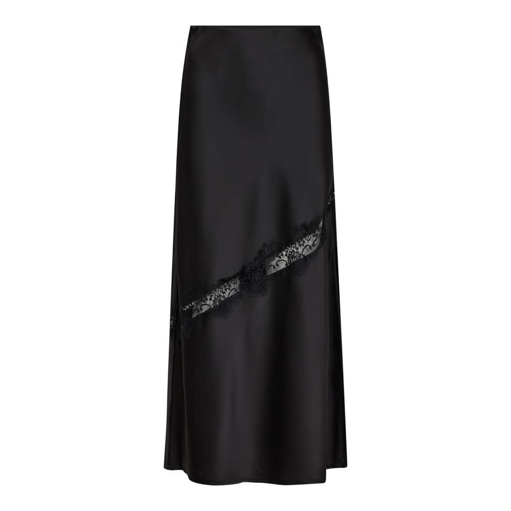 CO'COUTURE DeniseCC Lace Mix Skirt Black