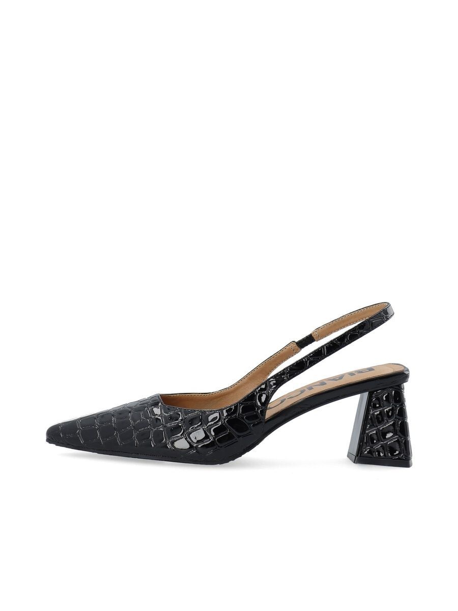 BIANCO BIAMARALYN SLINGBACKS Black