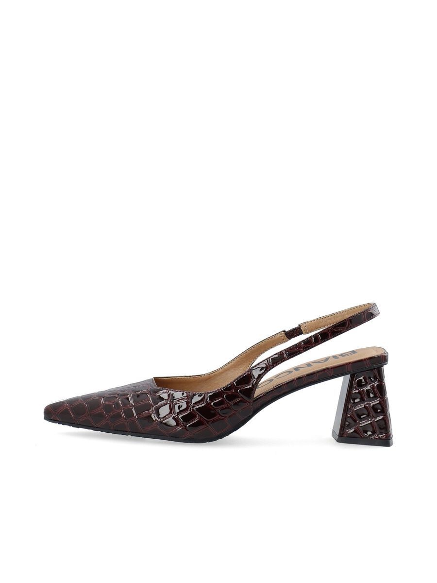 BIANCO BIAMARALYN SLINGBACKS Burgundy