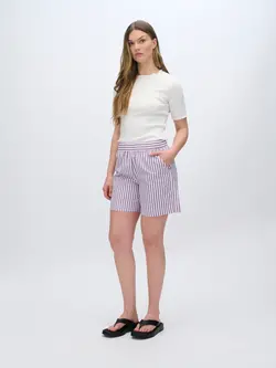 MOVES Waverly striped shorts - Rose Elegance