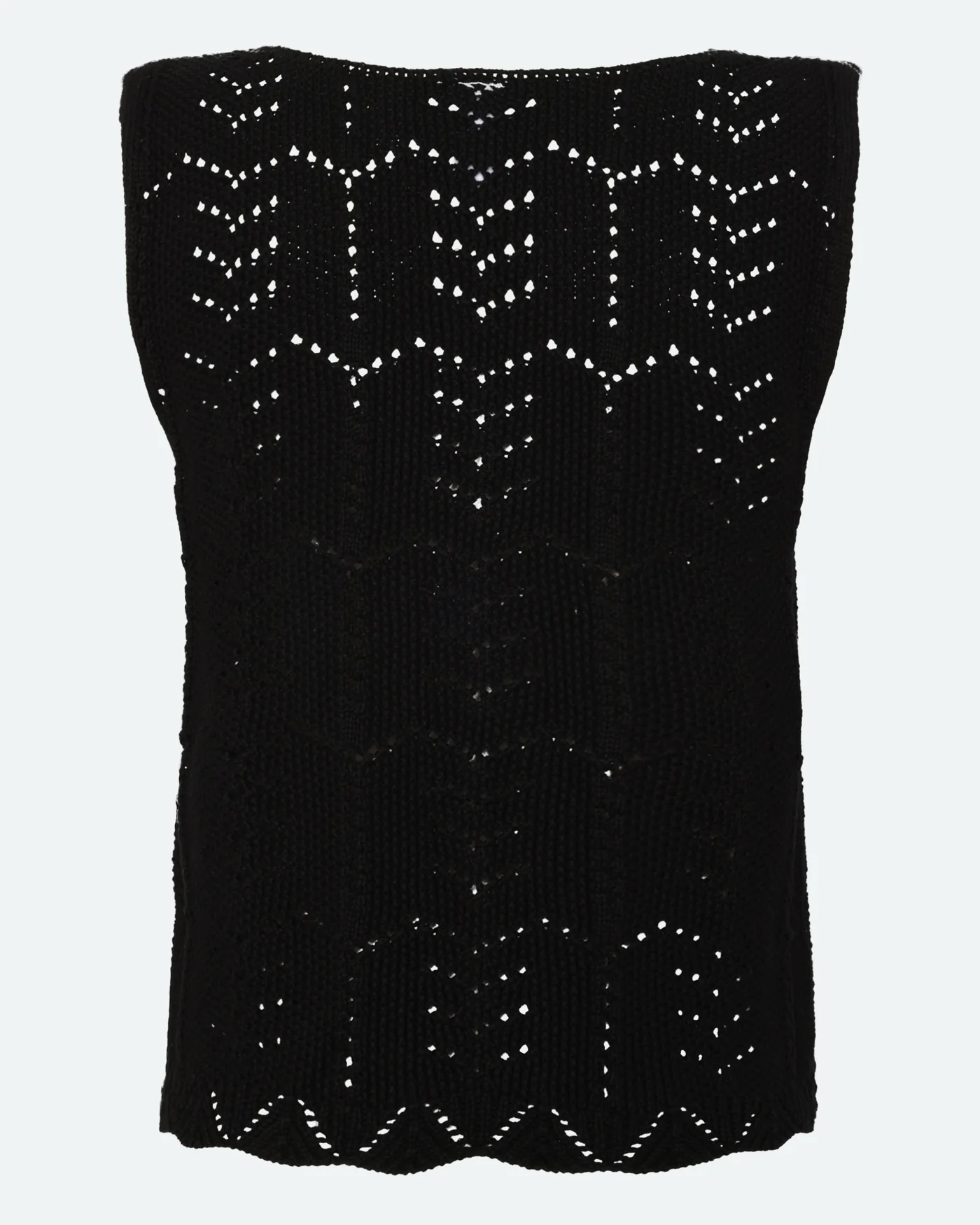 MOVES Daphne knit vest - Black
