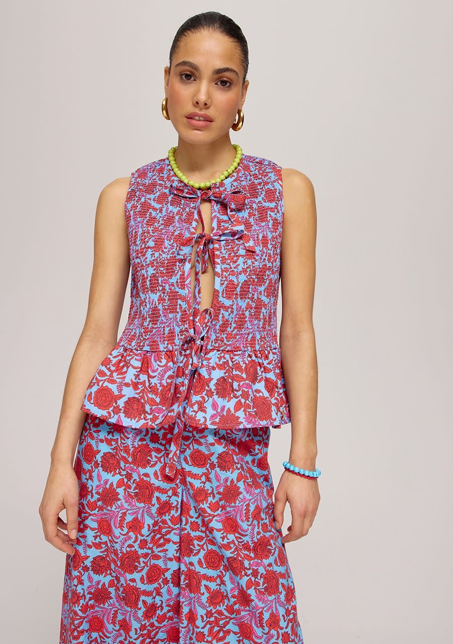 HARPER & YVE Cindy SS Top Flirty Flower