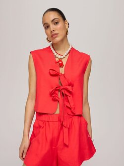 HARPER & YVE Shelby Gilet Bittersweet Red