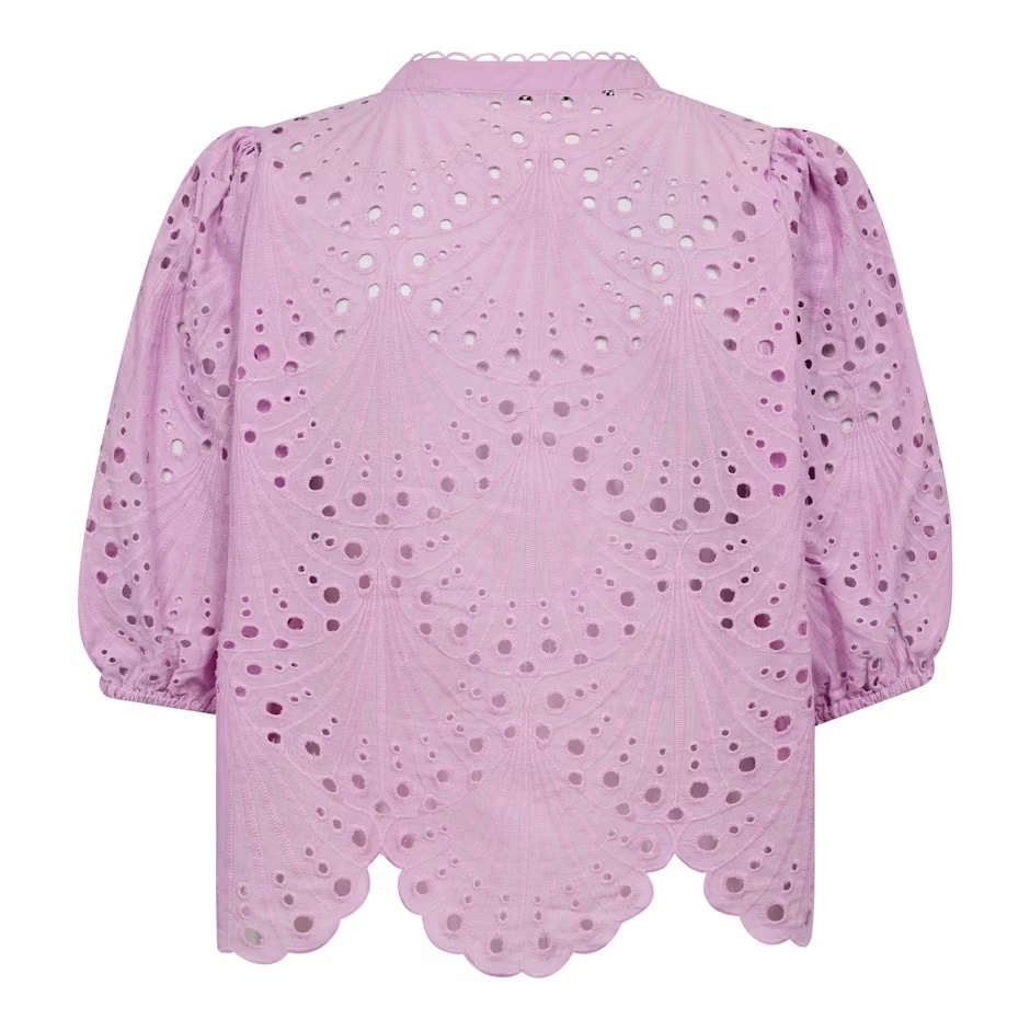 CO'COUTURE Naya CC Anglaise SS Shirt Orchid