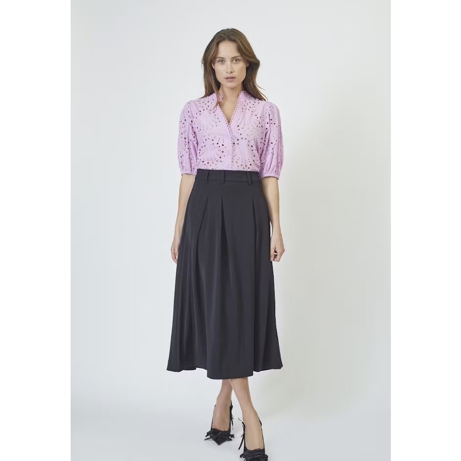 CO'COUTURE Naya CC Anglaise SS Shirt Orchid