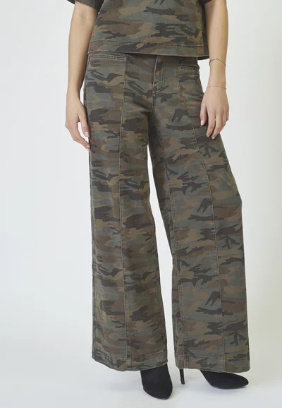 CO'COUTURE Camou CC Denim Wide Jeans