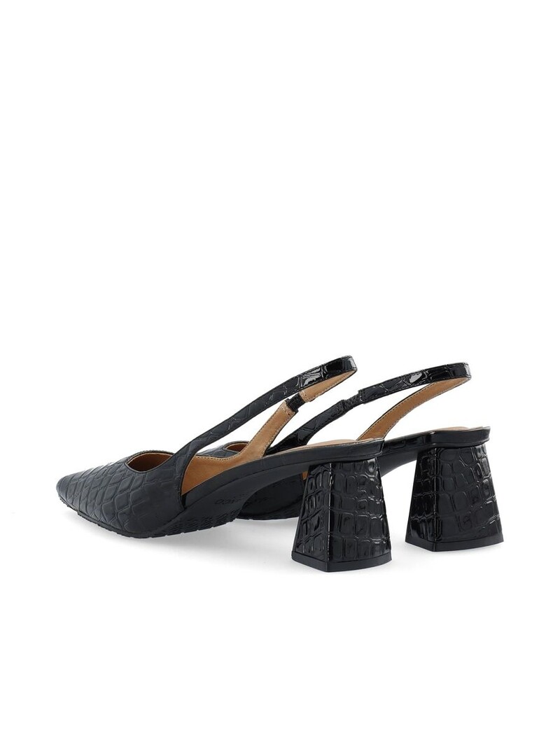 BIANCO BIAMARALYN SLINGBACKS Black