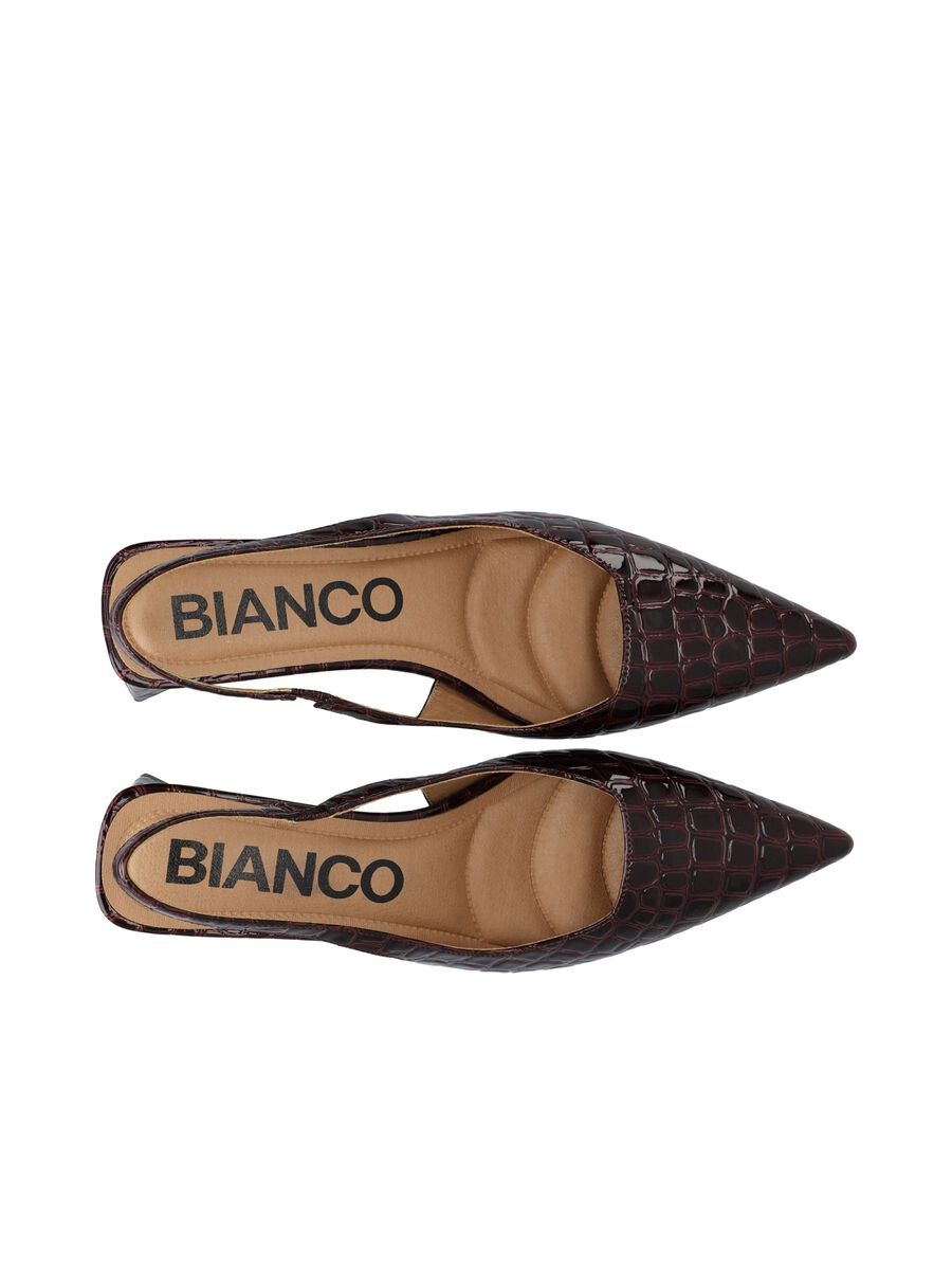 BIANCO BIAMARALYN SLINGBACKS Burgundy