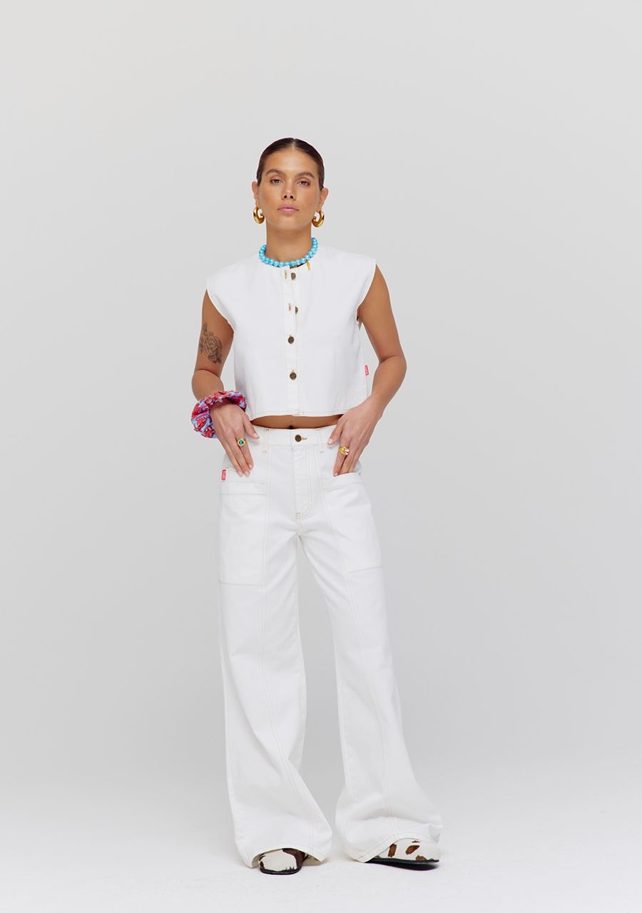 HARPER & YVE Madelynn Pants Ecru