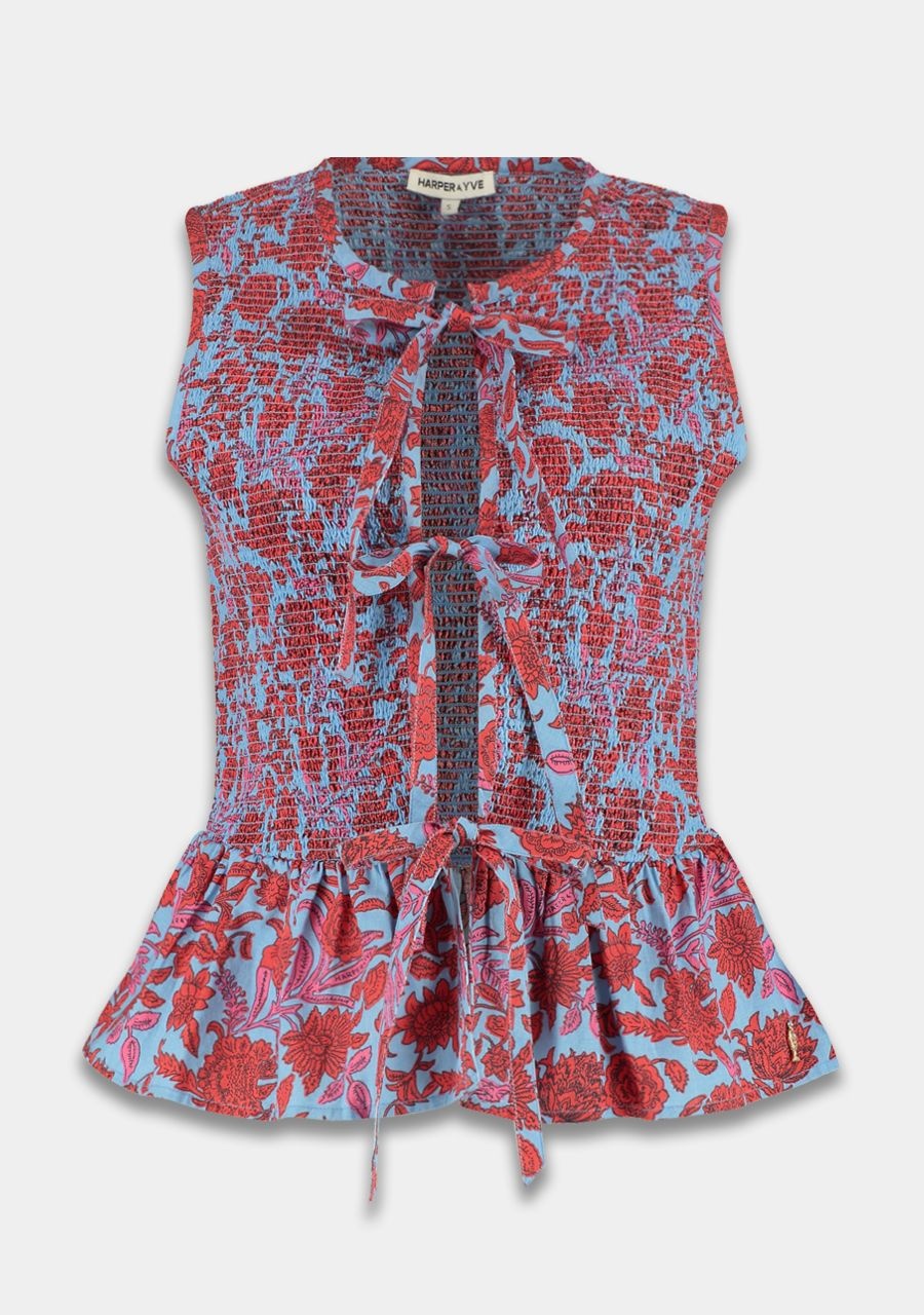 HARPER & YVE Cindy SS Top Flirty Flower
