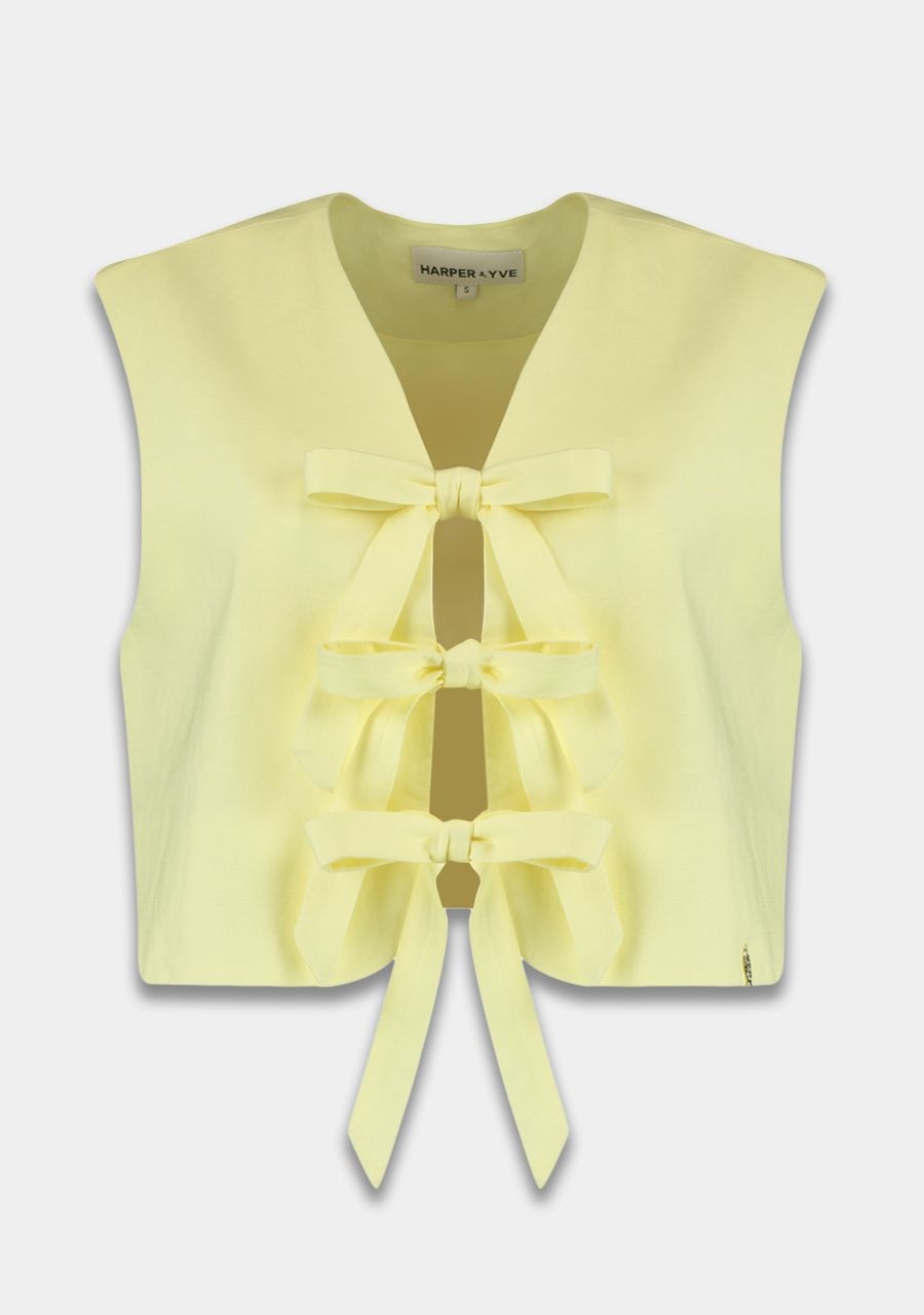 HARPER & YVE Shelby Gilet Wax Yellow