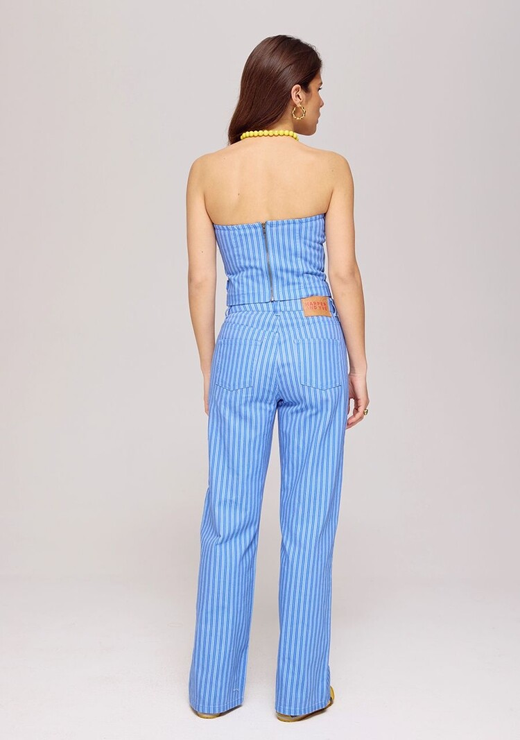 HARPER & YVE Felice SS Top Blue Stripe