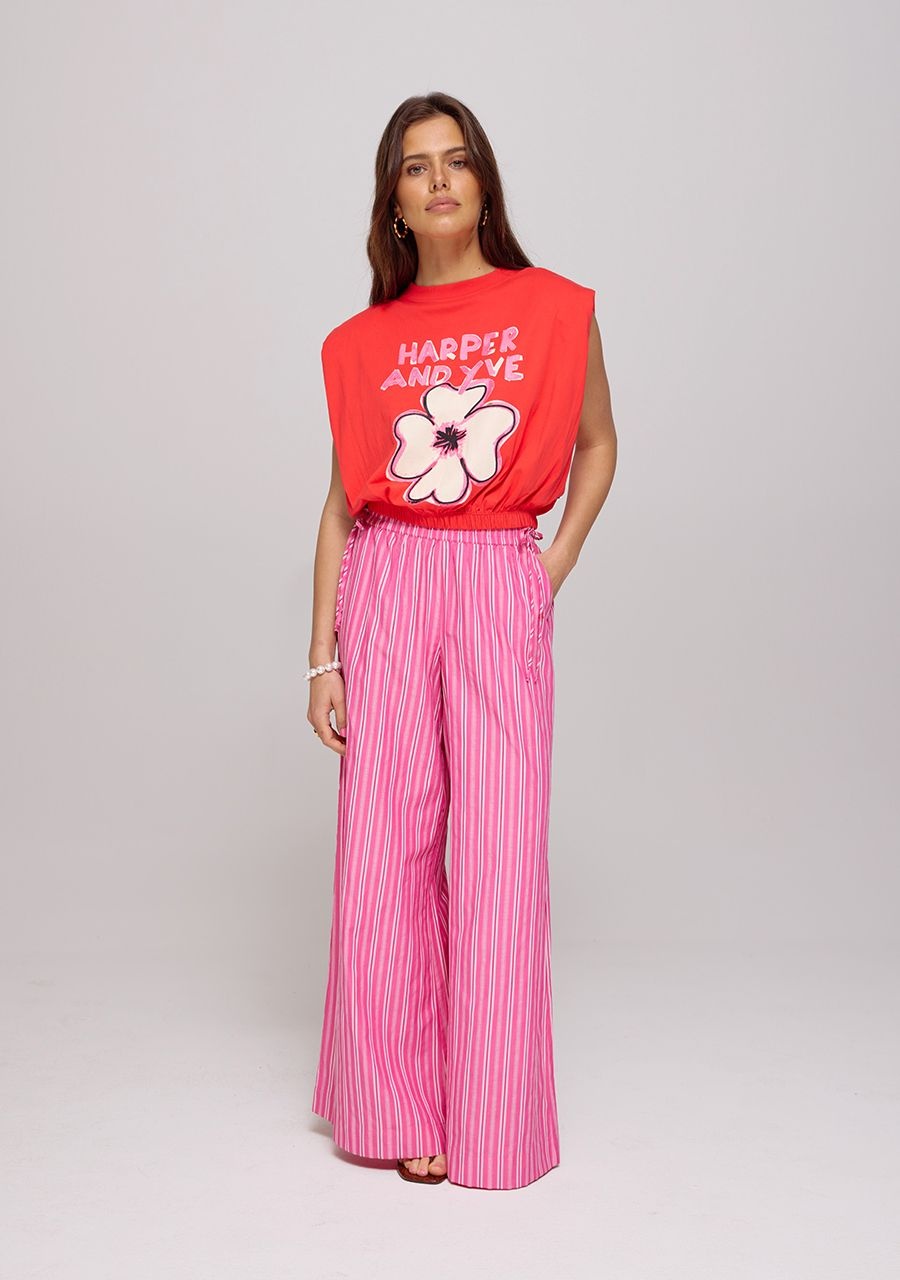 HARPER & YVE Meike Pants Pink Stripe