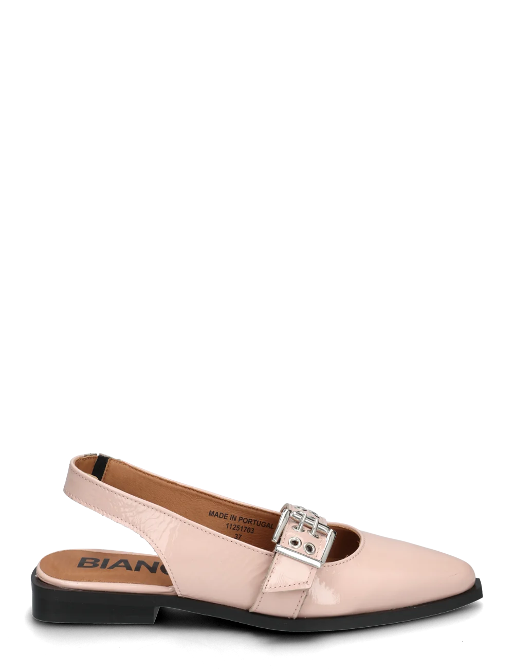 BIANCO Biavictoria Single Buckle Slingback Leather Dusty Pink
