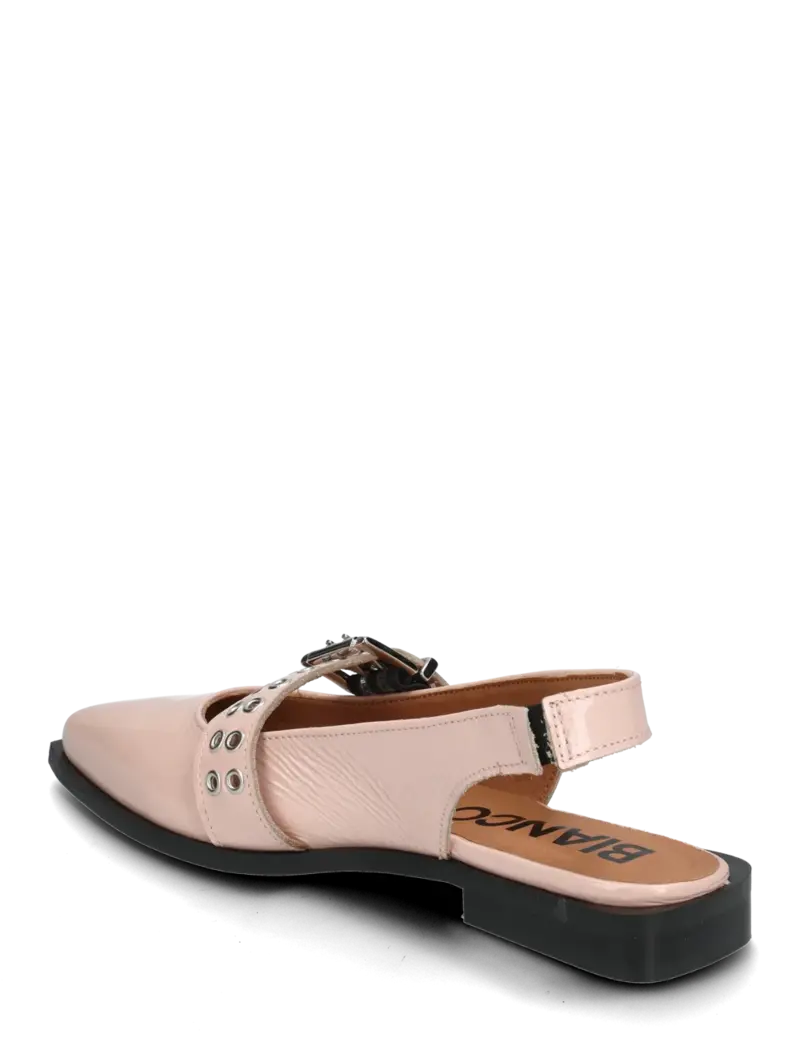 BIANCO Biavictoria Single Buckle Slingback Leather Dusty Pink