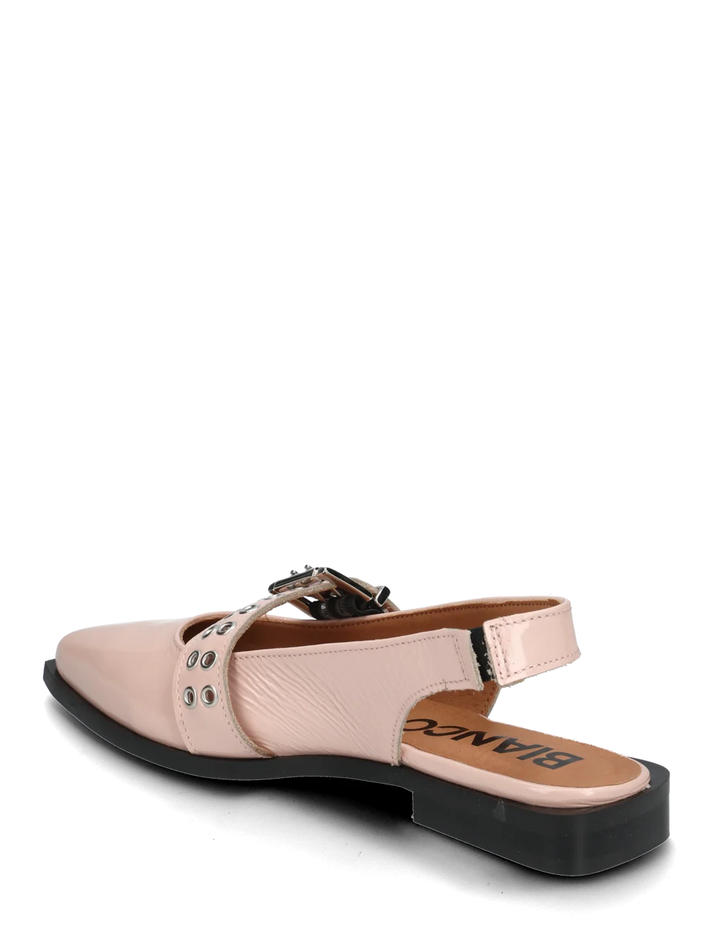 BIANCO Biavictoria Single Buckle Slingback Leather Dusty Pink