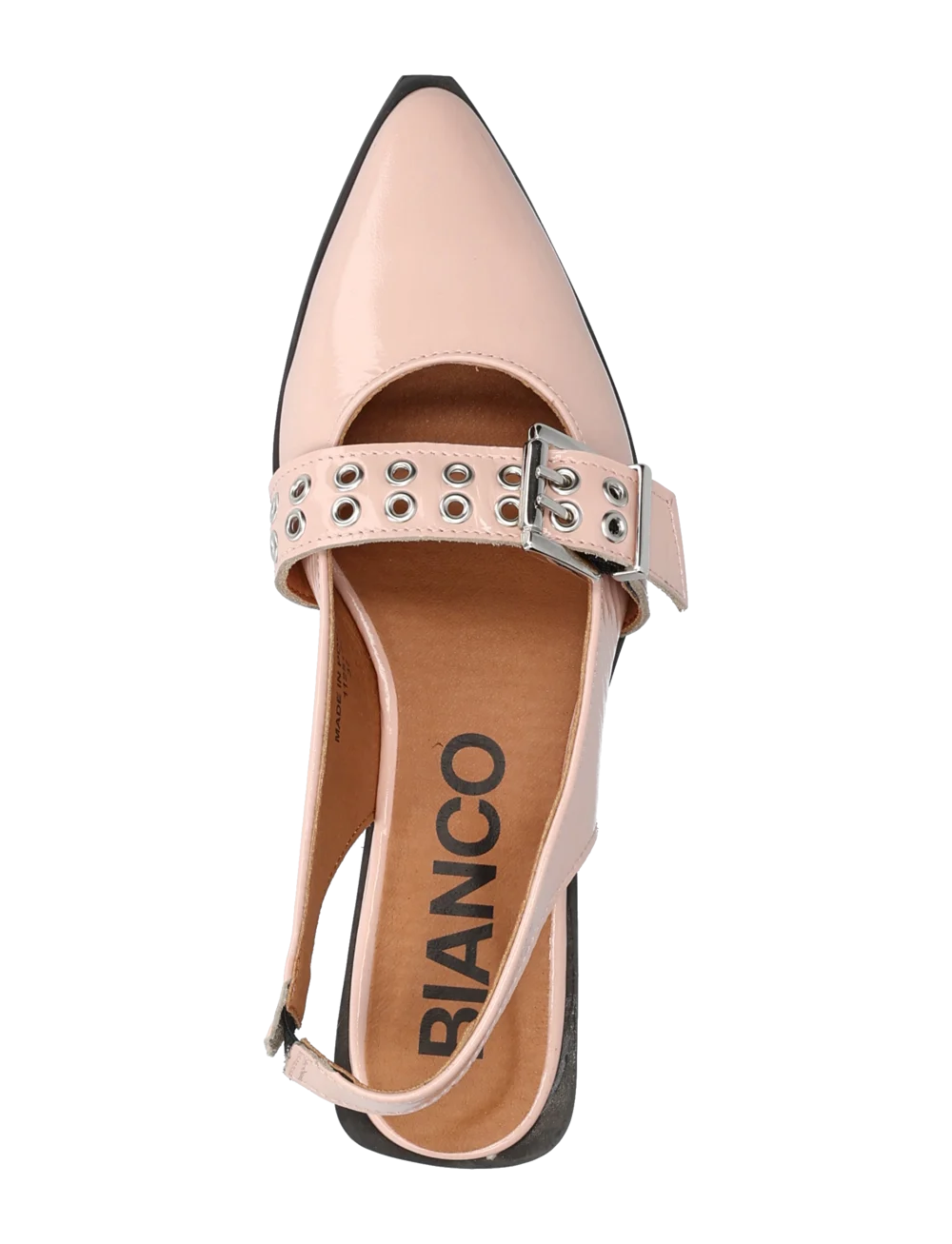 BIANCO Biavictoria Single Buckle Slingback Leather Dusty Pink