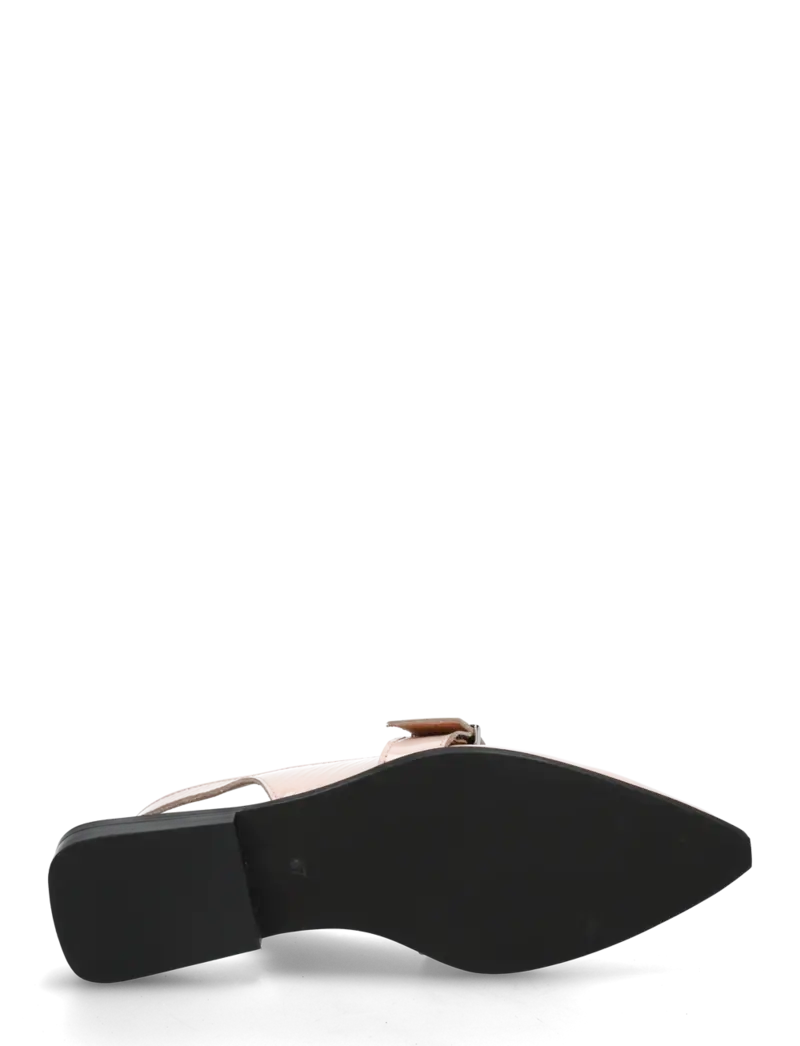 BIANCO Biavictoria Single Buckle Slingback Leather Dusty Pink