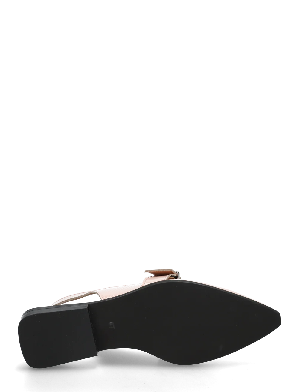 BIANCO Biavictoria Single Buckle Slingback Leather Dusty Pink