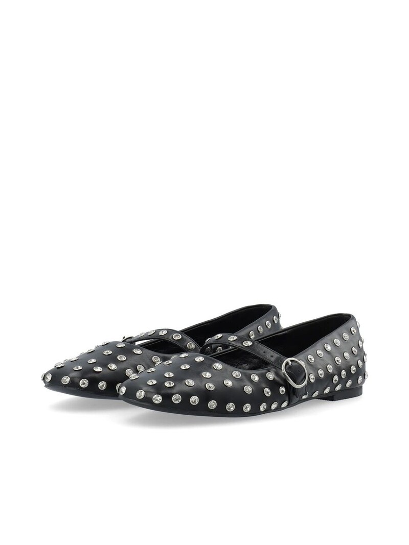 BIANCO Fall Simili Mary Jane Black