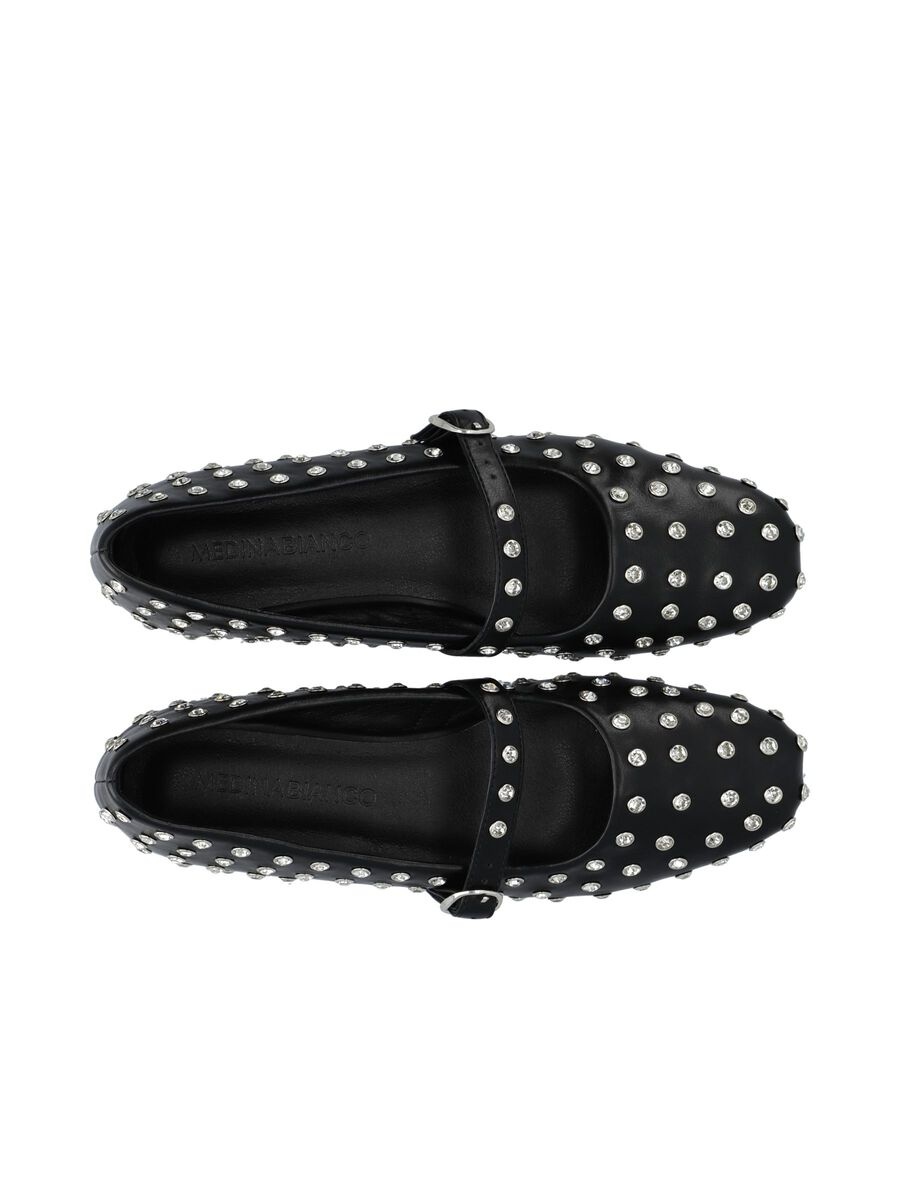 BIANCO Fall Simili Mary Jane Black