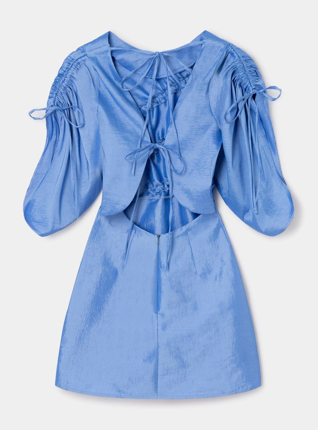 LAAGAM Iduna Light Blue Short Dress