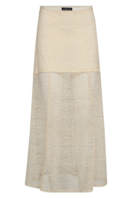 CO'COUTURE New Lace Skirt Creme